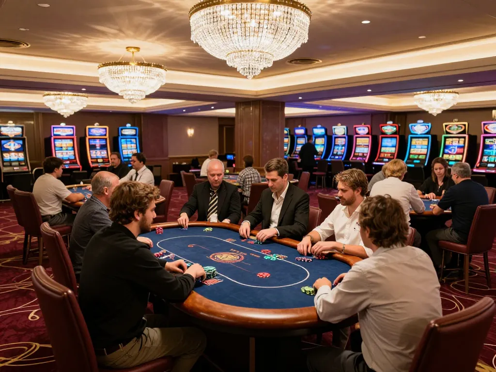 Playing intense poker games in a luxurious setting highlights KI Detektor Bachelorarbeit.