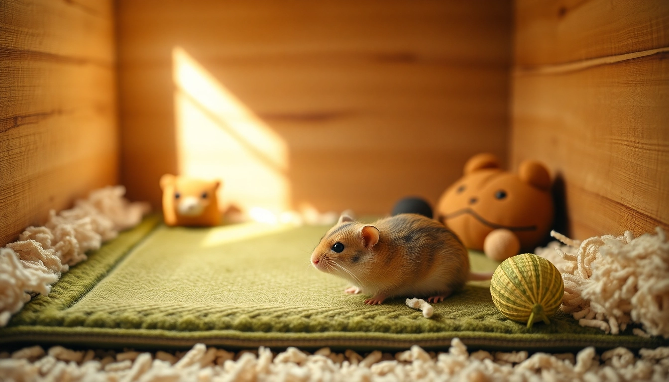 Nagermatte für Nagetiere in einer gemütlichen Umgebung mit Naturmaterialien.