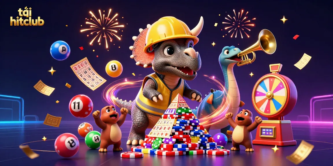 Celebrate your wins and tải hitclub with colorful lottery elements and dynamic 3D characters.
