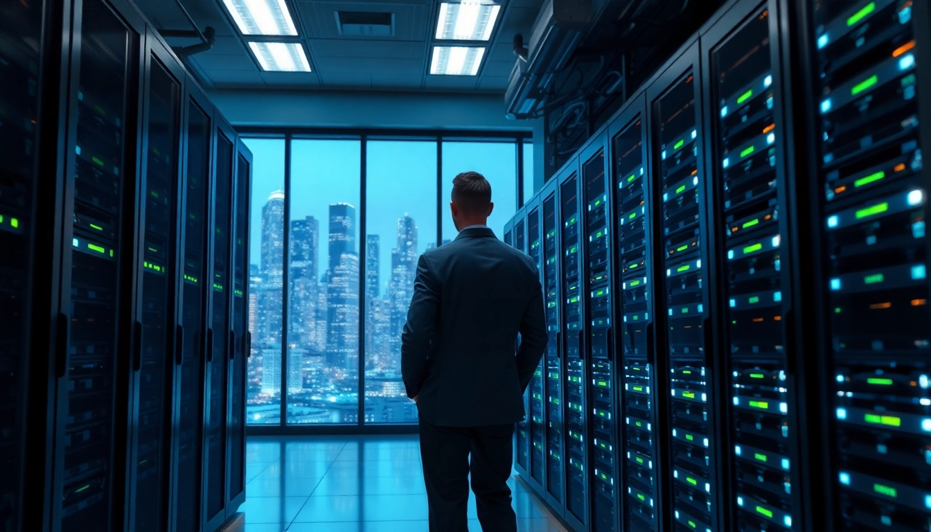 Optimierung durch Windows Server 2025 Software für Unternehmen in einem modernen Serverraum.