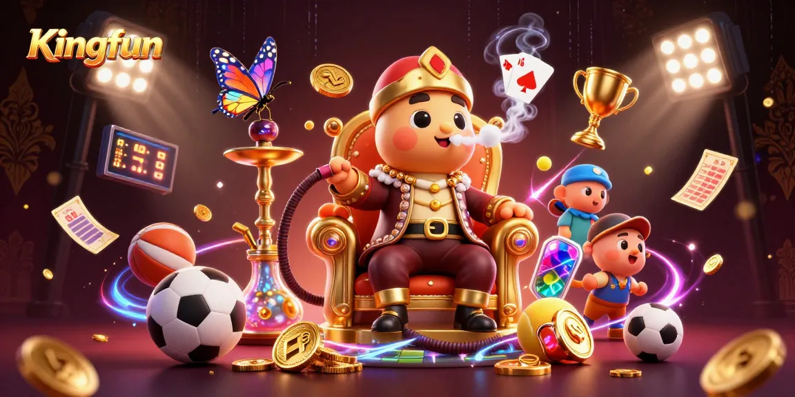 Experience thrilling casino action at Kingfun with vibrant characters and dynamic gaming elements.